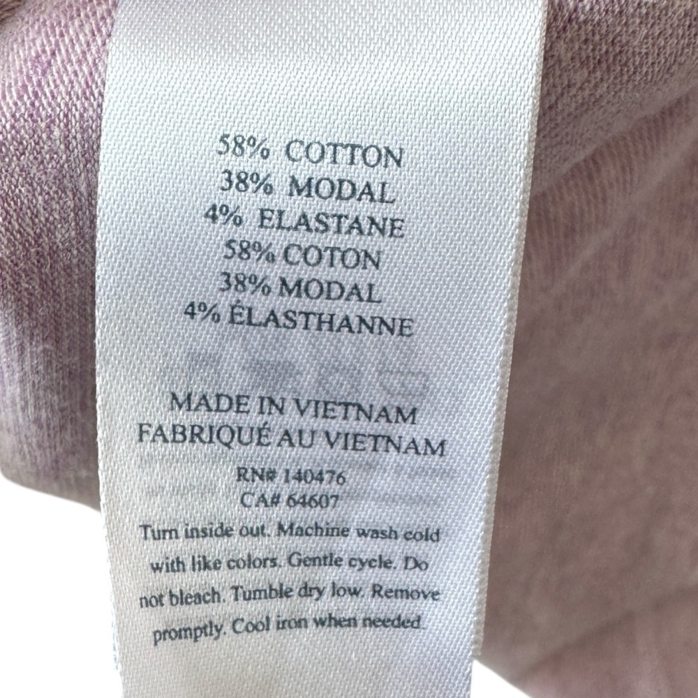Faherty Brand Men's Movement Short Sleeve Crew Neck TShirt Pink Purple Small - Picture 6 of 7